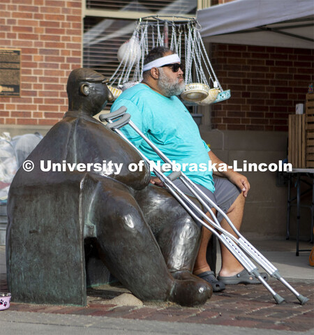 Farmers Market in the Haymarket, Lincoln, Nebraska. August 6, 2022. 
