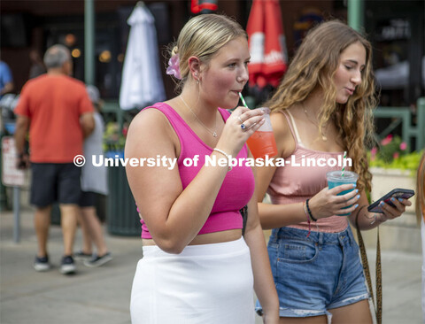 Farmers Market in the Haymarket, Lincoln, Nebraska. August 6, 2022. 