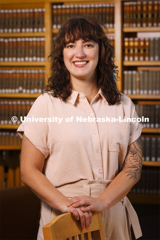 Amaris Stebbing, NGTC Center Coordinator, College of Law. College of Law portrait session. August 18