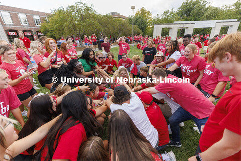Chancellor’s BBQ to welcome the class of 2026 in the greenspace by the Nebraska Union. August 19, 