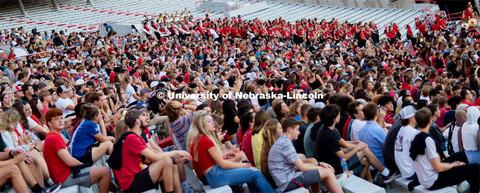 Boneyard Bash in Memorial Stadium. August 20, 2022. 