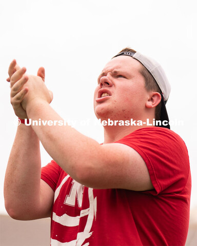 Nebraska vs Northwestern football watch party in Memorial Stadium. August 27, 2022. 