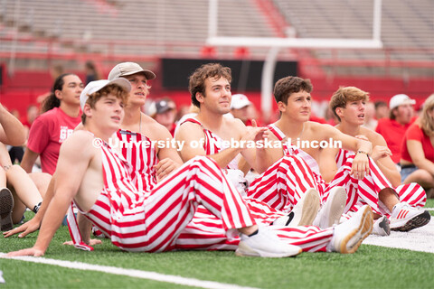 Nebraska vs Northwestern football watch party in Memorial Stadium. August 27, 2022. 