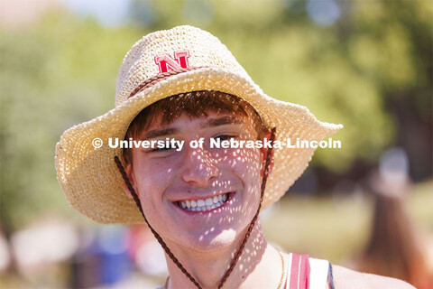 Student Tailgate and Unity Walk in the Union green space before the game. NU vs. North Dakota. Septe