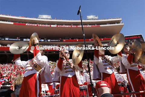 Cornhusker Marching Band. NU vs. North Dakota. September 3, 2022. 