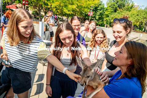 Petting Zoo with Wildlife Encounters on the Nebraska Union Plaza. September 6, 2022. 