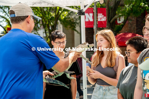 Petting Zoo with Wildlife Encounters on the Nebraska Union Plaza. September 6, 2022. 