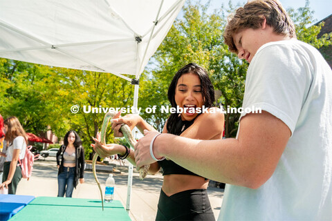 Petting Zoo with Wildlife Encounters on the Nebraska Union Plaza. September 6, 2022. 