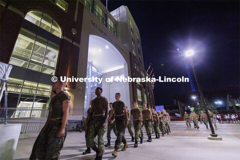 More than 160 UNL ROTC cadets along with active-duty military personnel, local first responders and 