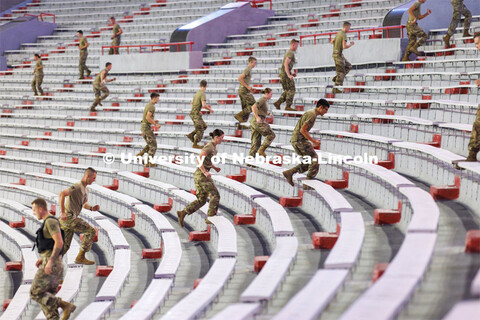 More than 160 UNL ROTC cadets along with active-duty military personnel, local first responders and 