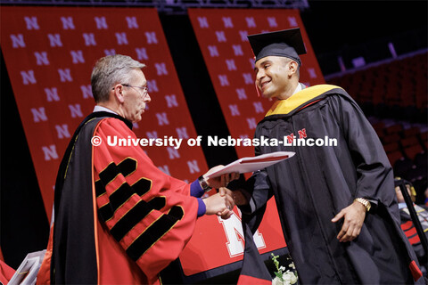 Graduate Commencement in Pinnacle Bank Arena. December 16, 2022. 