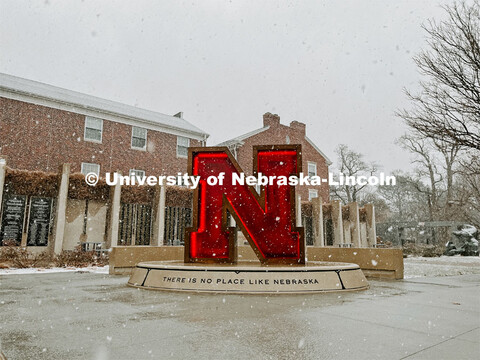 Winter on city campus, December, 2022. Photos by Katie Black  / University Communication.