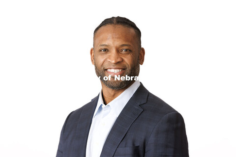 Studio portrait of Ahman Green, Lecturer in the College of Journalism and Mass Communications and fo