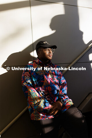 Jeremiah Brown, master’s in architecture student who will graduate in May. Photo for Black history