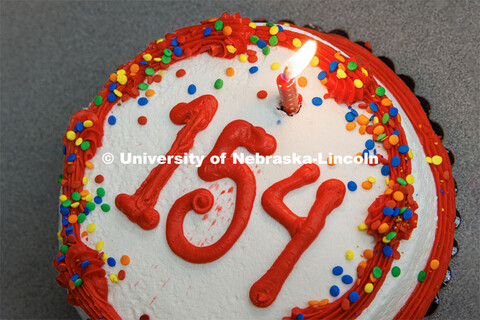 Ronnie Green sings Happy Birthday UNL with the Bathtub Dogs. February 8, 2023. 