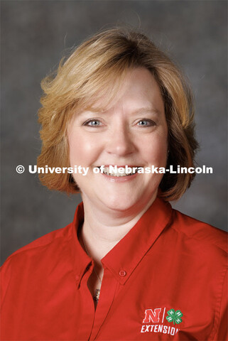 Studio portrait of Angie Rushman, Integrated Technologies Coordinator. Portraits of Extension, IANR 