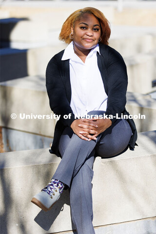 Alaya Green, senior in Nutritional Science and Dietetics, for her Black History Month profile. Febru