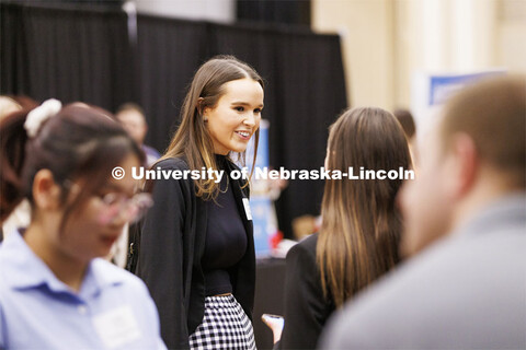 Career and Internship Fair in the Nebraska Union. February 28, 2023. 