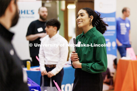 Career and Internship Fair in the Nebraska Union. February 28, 2023. 