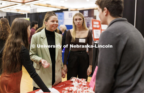 Career and Internship Fair in the Nebraska Union. February 28, 2023. 