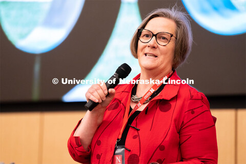 University of Nebraska-Lincoln’s College of Education and Human Sciences’ dean Sherri Jones spea