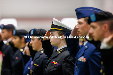 Chancellor Green’s Joint Service Chancellor’s Review in Cook Pavilion. April 27, 2023. 