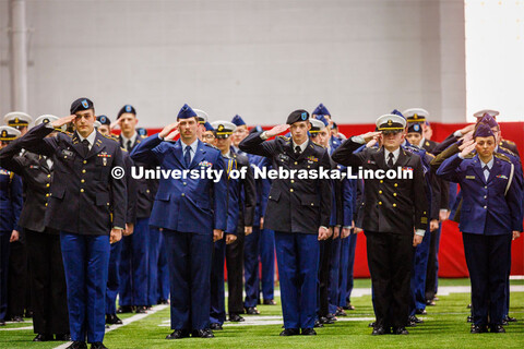 Chancellor Green’s Joint Service Chancellor’s Review in Cook Pavilion. April 27, 2023. 