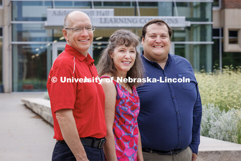 Amy Goodburn with Bill Watts, left, and Joey Lynch. Scaling an Ecology of Validation grant from the 