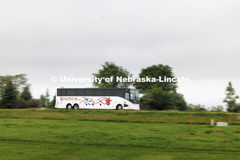 Chancellor Rodney Bennett on the IANR Roads Scholar Tour through Nebraska. August 1, 2023. 
