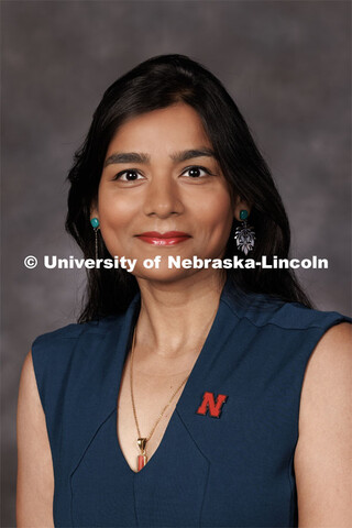 Studio portrait of Anwesha De, Assistant Professor of Marketing. 2023 New Faculty Orientation. Augus