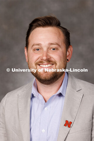 Studio portrait of Nic McMillan, Assistant Professor of Agronomy and Horticulture. 2023 New Faculty 