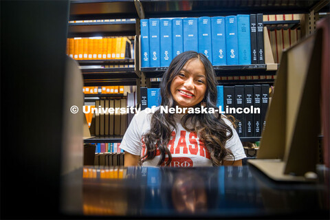 Isela Tercero, agricultural education and applied science double major, is from Broken Bow, Nebraska