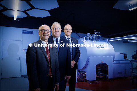 (From left) David Berkowitz of the University of Nebraska–Lincoln, Rick Evans of the National Stra