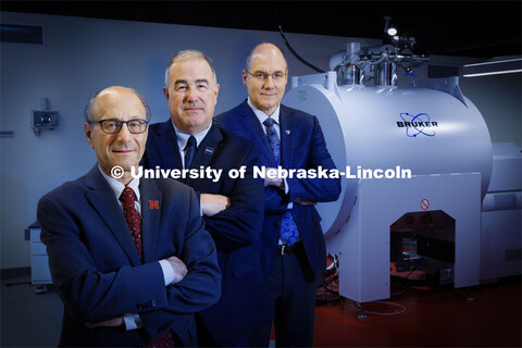 (From left) David Berkowitz of the University of Nebraska–Lincoln, Rick Evans of the National Stra