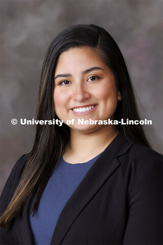 Studio portrait of Ashly Felipe-Espino, Educational Specialist at TRIO Programs. November 2, 2023. 