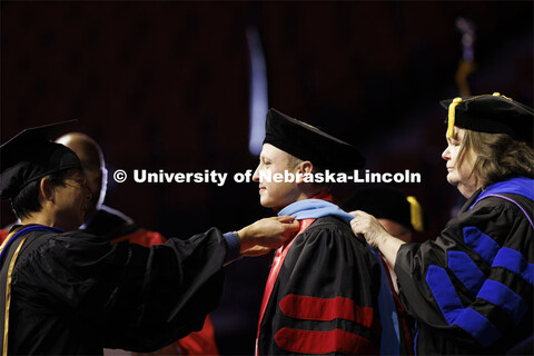 Graduate Commencement at Pinnacle Bank Arena. December 15, 2023. 