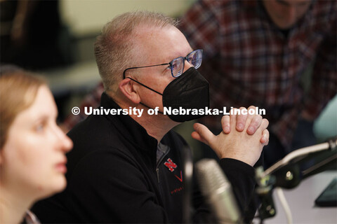 Nebraska Engineering professor and Virtual Incision founder Shane Farritor watches the International