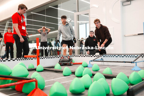 2024 VEX Robotics Outreach Tournament hosted in Kiewit Hall. February 10, 2024. 