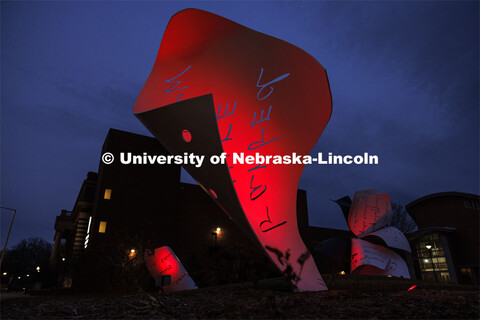Glow Big Red.  February 14, 2024. 