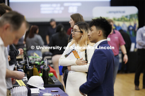 University Career + Internship Fair in the Nebraska Union. February 15, 2024. 