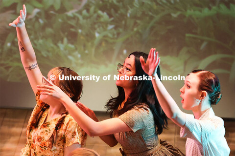 The cast perform in UNL’s production of “Big Fish”. April 23, 2024. 