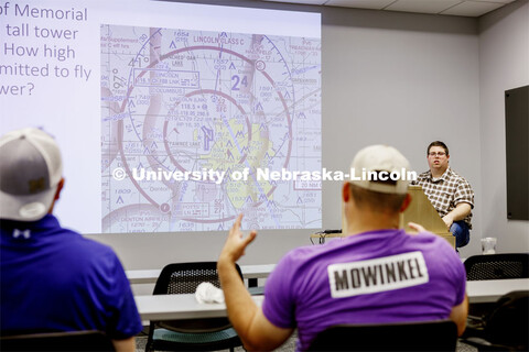 Travis Ray from Nebraska Innovation Studios is teaching drone classes so people can get their p107 l