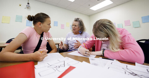 Students in the I/We Love to Write Workshop for kids. Nebraska Writing Project, an initiative of the