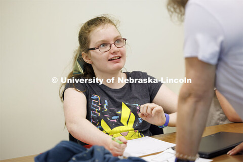 Students in the I/We Love to Write Workshop for kids. Nebraska Writing Project, an initiative of the