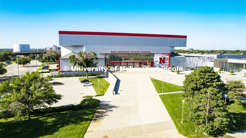 Exterior view of the Bob Devaney Sports Center. June 24, 2024. 