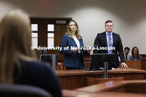 Assistant Professor Jessica Murphy (left) leads the Criminal Clinic. College of Law Clinics. Septemb