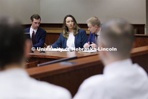 Assistant Professor Jessica Murphy (center) leads the Criminal Clinic. College of Law Clinics. Septe