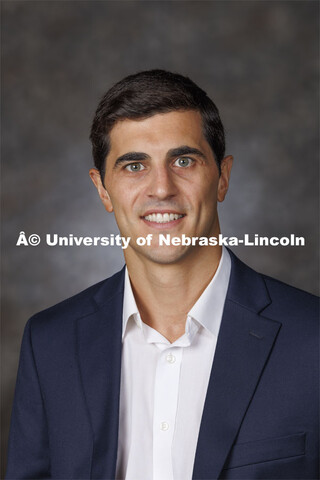 Studio portrait of Walter Carciochi, Research Assistant Professor, Agronomy and Horticulture. August