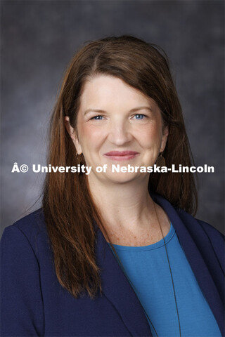 Studio portrait of Dana Freeman, Extension Instructor, IANR. August 21, 2024. 