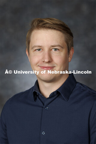 Studio portrait of Anthony Hooper, Lecturer, Physics and Astronomy. August 21, 2024. 